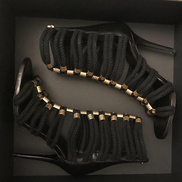 balmain gladiator sandals